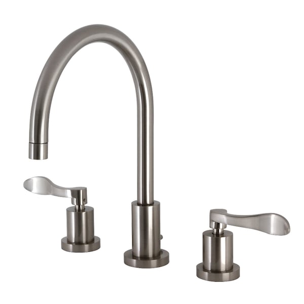 Kingston Brass KS8928DFL 8" Widespread Bathroom Faucet, Brushed Nickel KS8928DFL - main
